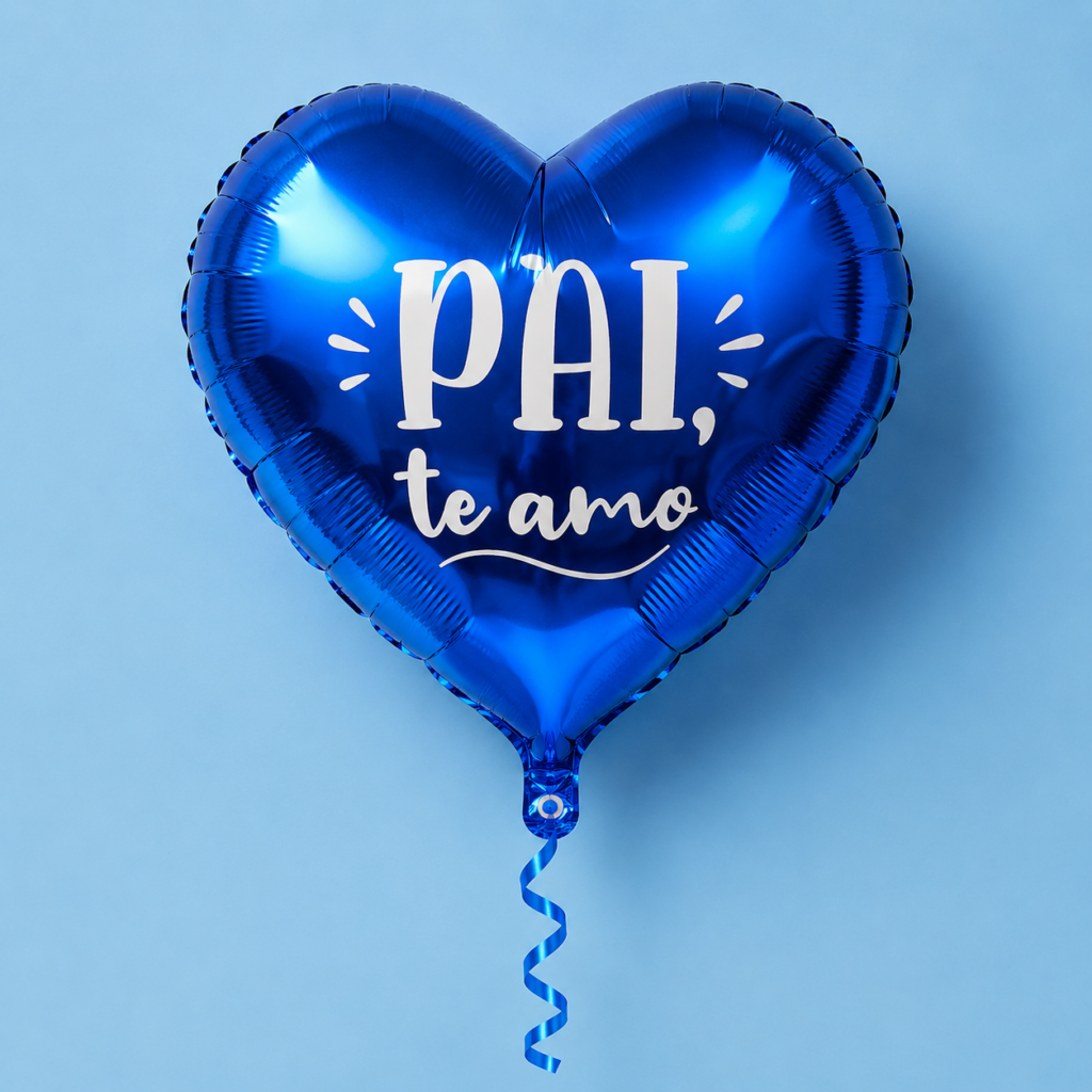 Coração Pai te amo 18 Polegadas