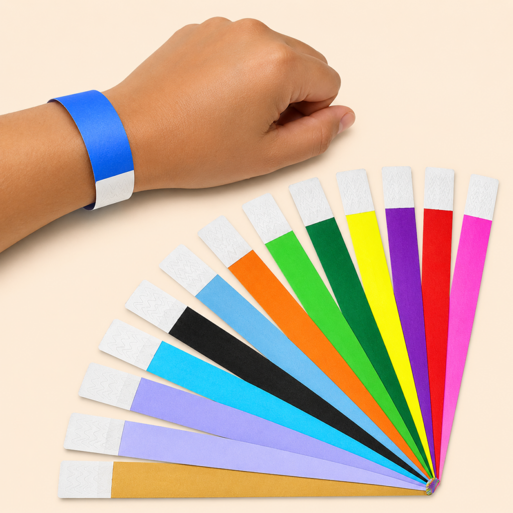 Pulseira controle VIP – 100 unidades