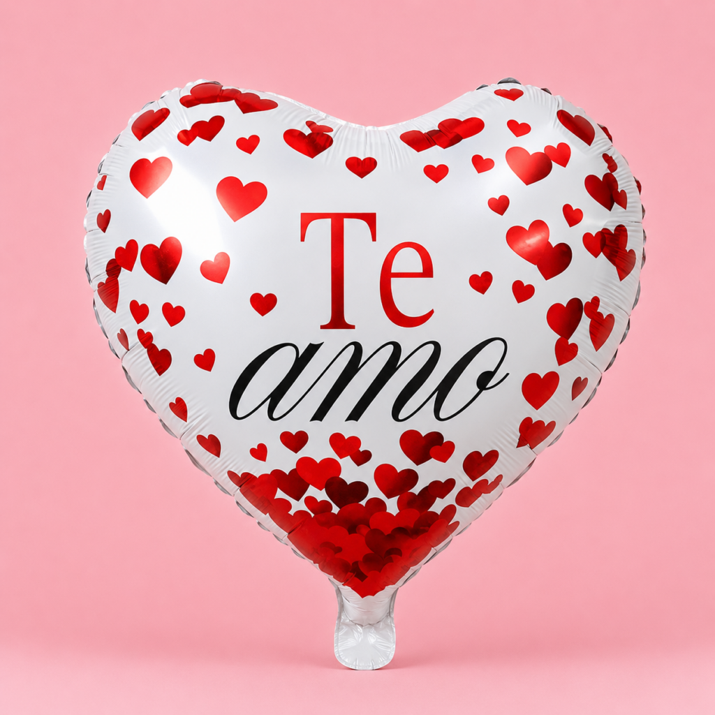 Coração Te amo Branco – 18 Polegadas